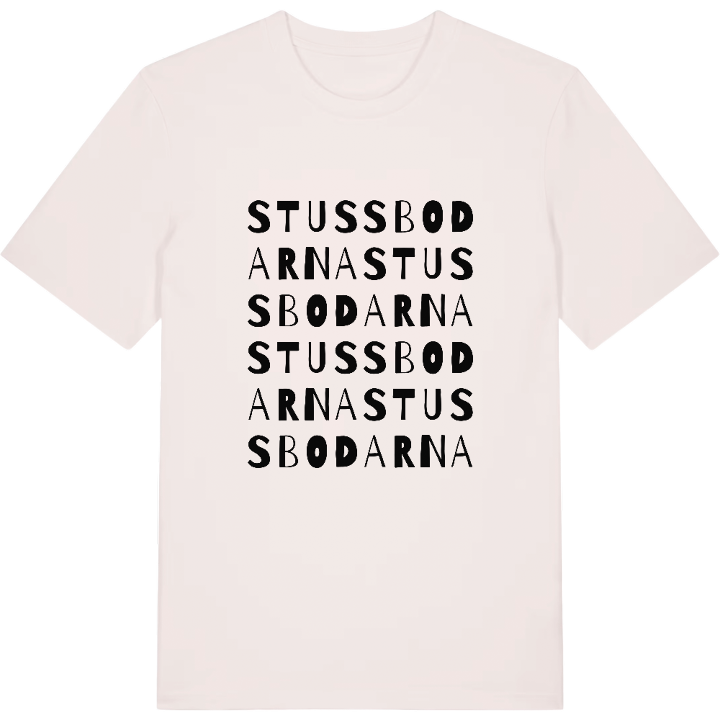 Stussbodarna ordlek t-shirt – t-shirt från PinShirt