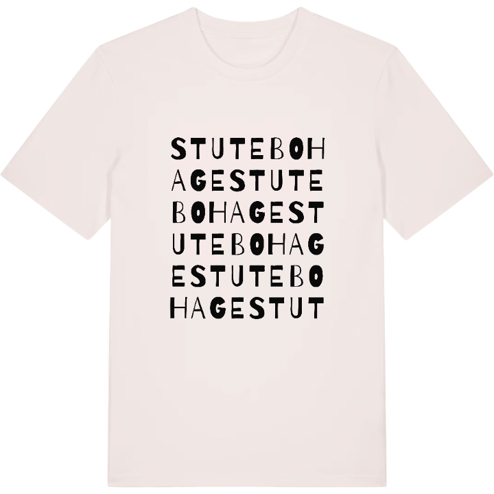 Stutebohage ordlek t-shirt – t-shirt från PinShirt