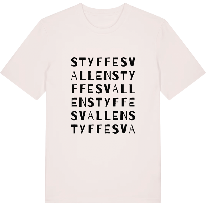 Styffesvallen ordlek t-shirt – t-shirt från PinShirt
