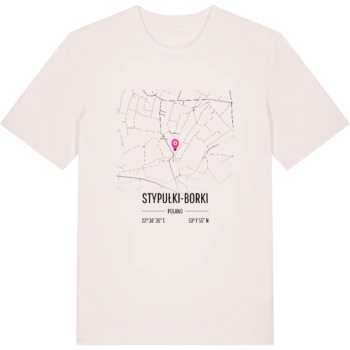 Stypułki-Borki karta t-shirt – t-shirt från PinShirt