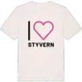 Jag älskar Styvern t-shirt stort tryck