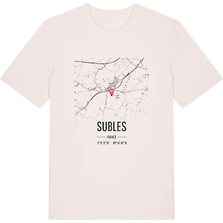 Subles karta t-shirt – t-shirt från PinShirt
