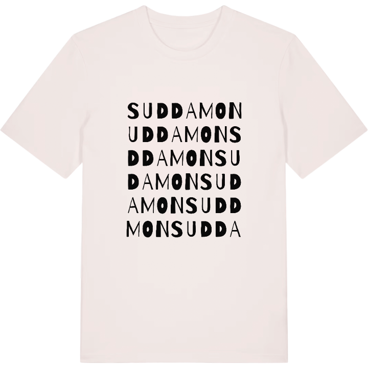 Suddamon ordlek t-shirt – t-shirt från PinShirt
