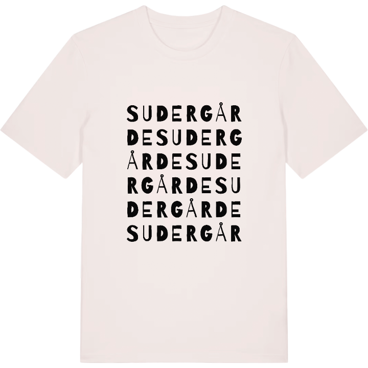 Sudergårde ordlek t-shirt – t-shirt från PinShirt