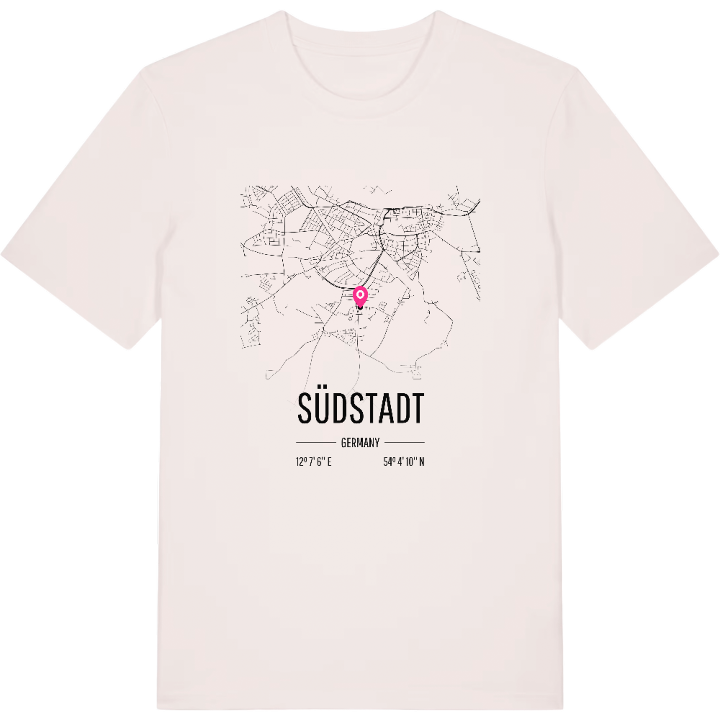 Südstadt karta t-shirt – t-shirt från PinShirt