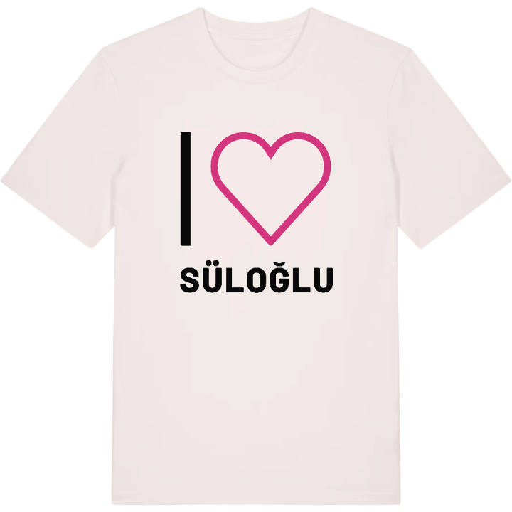 Jag älskar Süloğlu t-shirt stort tryck – t-shirt från PinShirt
