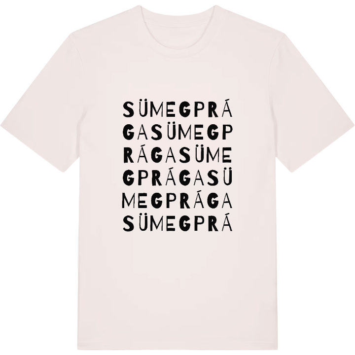Sümegprága ordlek t-shirt – t-shirt från PinShirt