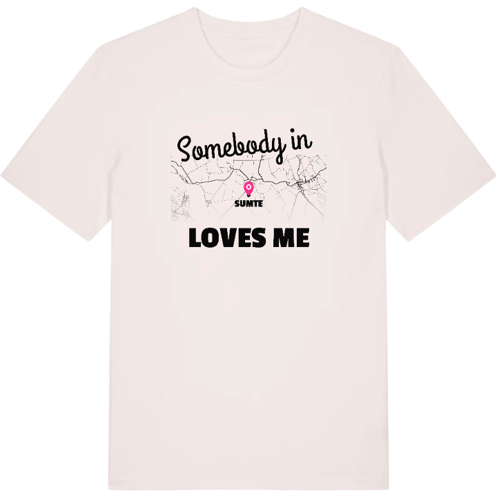 Någon i Sumte älskar mig t-shirt – t-shirt från PinShirt