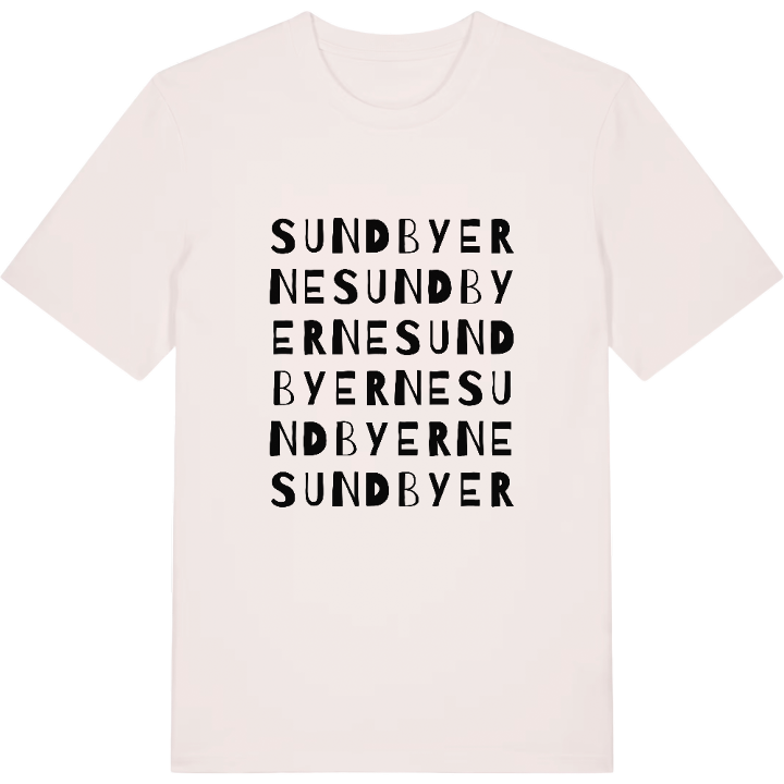 Sundbyerne ordlek t-shirt – t-shirt från PinShirt