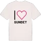Jag älskar Sundet t-shirt stort tryck