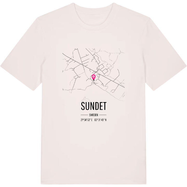 Sundet karta t-shirt – t-shirt från PinShirt