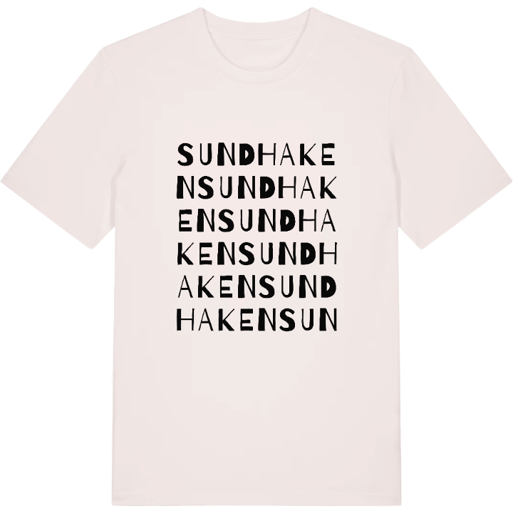 Sundhaken ordlek t-shirt – t-shirt från PinShirt