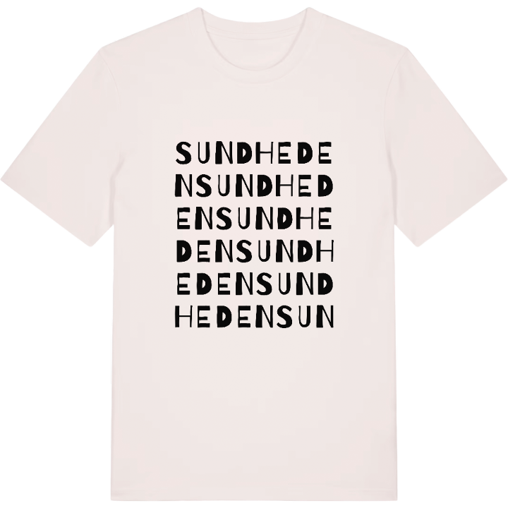 Sundheden ordlek t-shirt – t-shirt från PinShirt