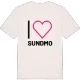 Jag älskar Sundmo t-shirt stort tryck