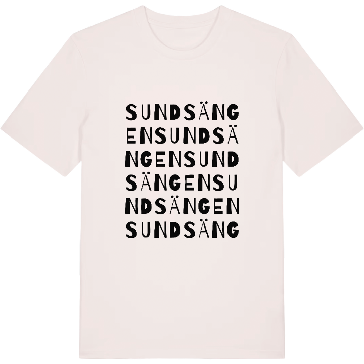 Sundsängen ordlek t-shirt – t-shirt från PinShirt