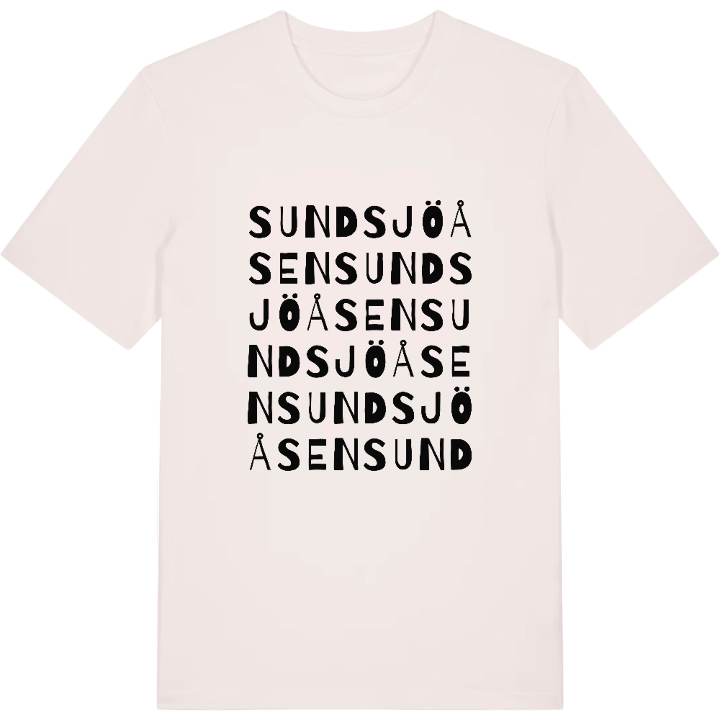 Sundsjöåsen ordlek t-shirt – t-shirt från PinShirt