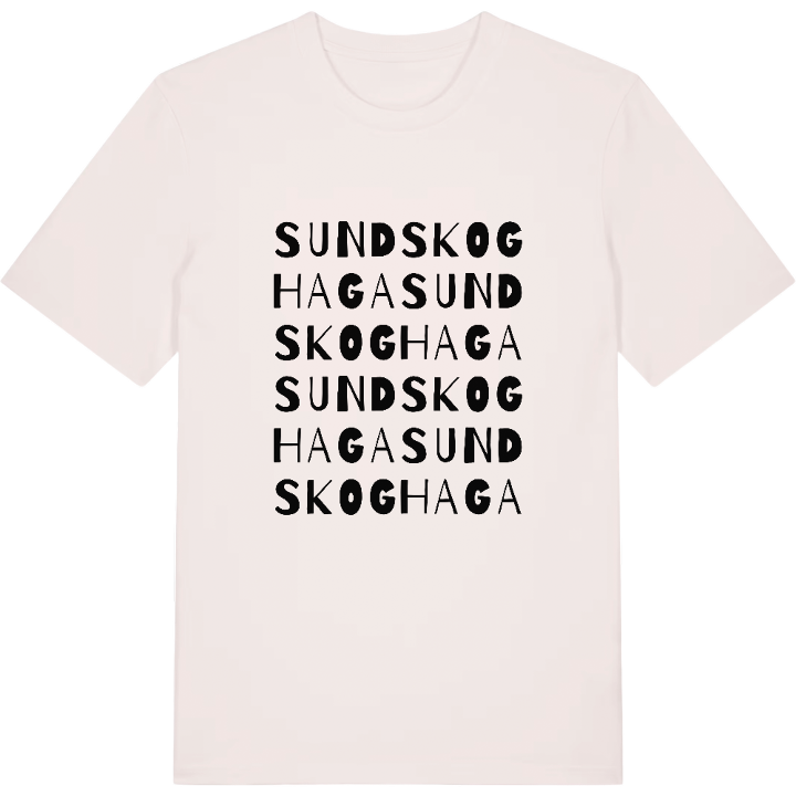 Sundskoghaga ordlek t-shirt – t-shirt från PinShirt