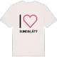 Jag älskar Sundslätt t-shirt stort tryck