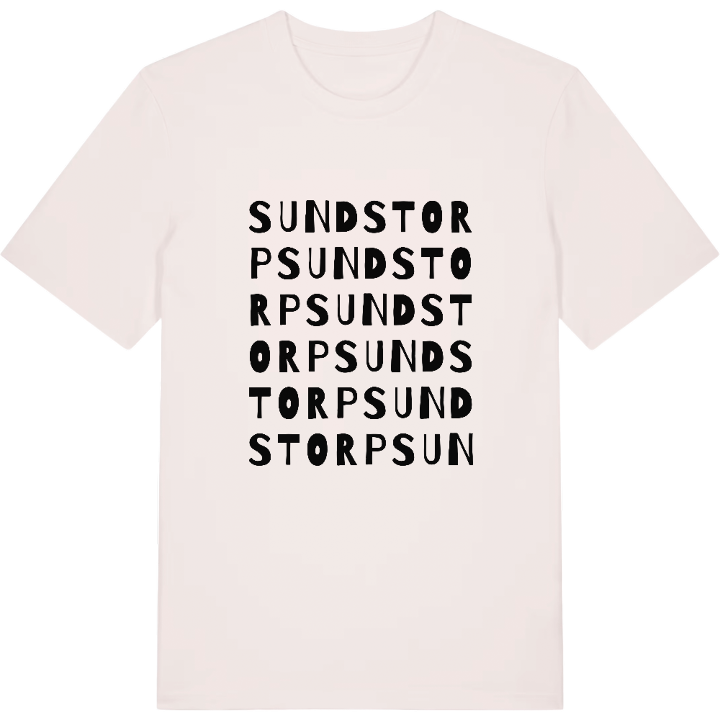 Sundstorp ordlek t-shirt – t-shirt från PinShirt