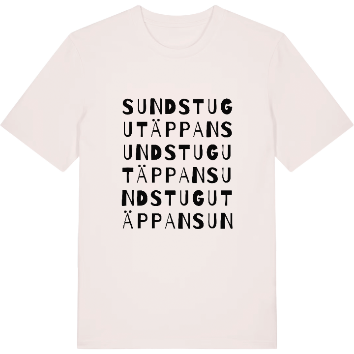 Sundstugutäppan ordlek t-shirt – t-shirt från PinShirt