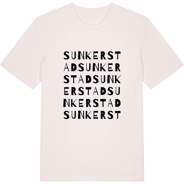 Sunkerstad ordlek t-shirt – t-shirt från PinShirt