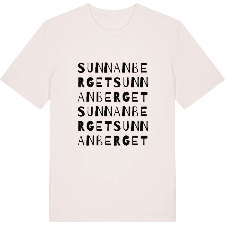 Sunnanberget ordlek t-shirt – t-shirt från PinShirt