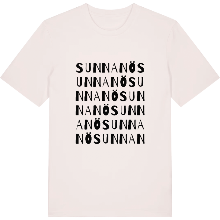 Sunnanö ordlek t-shirt – t-shirt från PinShirt