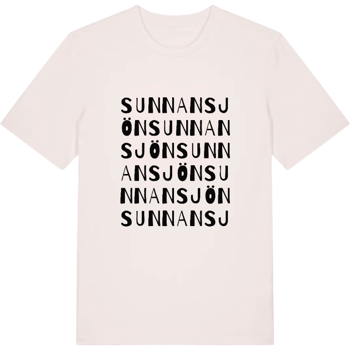 Sunnansjön ordlek t-shirt – t-shirt från PinShirt