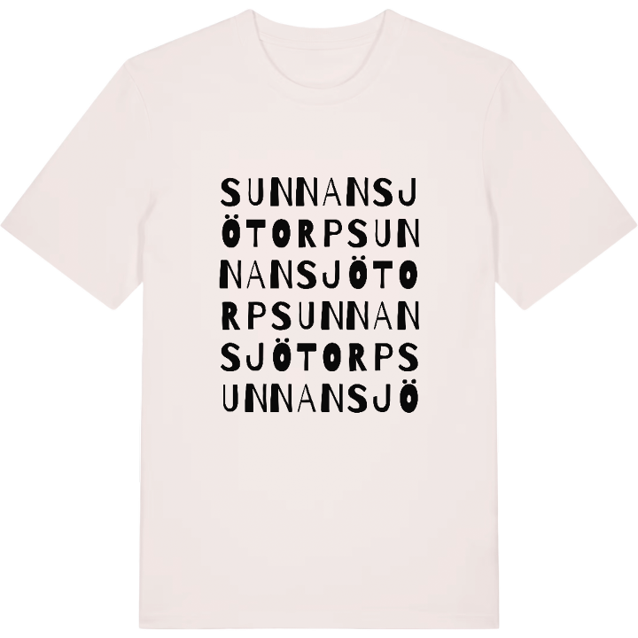 Sunnansjötorp ordlek t-shirt – t-shirt från PinShirt