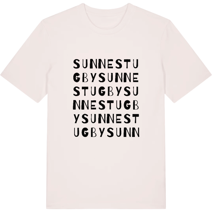 Sunne stugby ordlek t-shirt – t-shirt från PinShirt