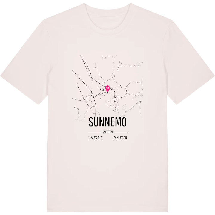 Sunnemo karta t-shirt – t-shirt från PinShirt