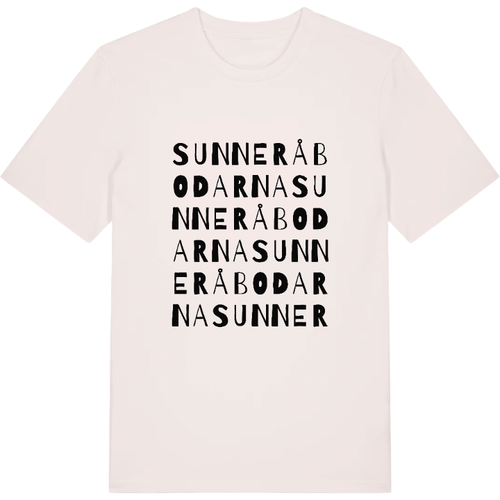 Sunneråbodarna ordlek t-shirt – t-shirt från PinShirt