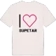Jag älskar Supetar t-shirt stort tryck