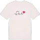 Sur hjärta t-shirt