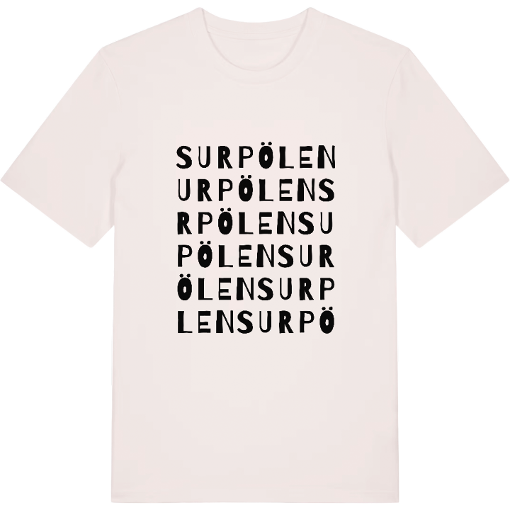 Surpölen ordlek t-shirt – t-shirt från PinShirt