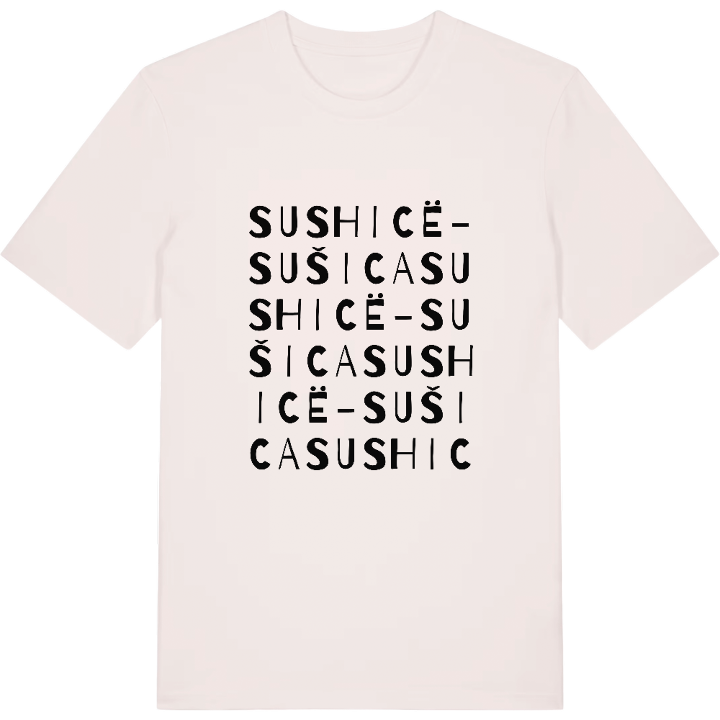Sushicë - Sušica ordlek t-shirt – t-shirt från PinShirt