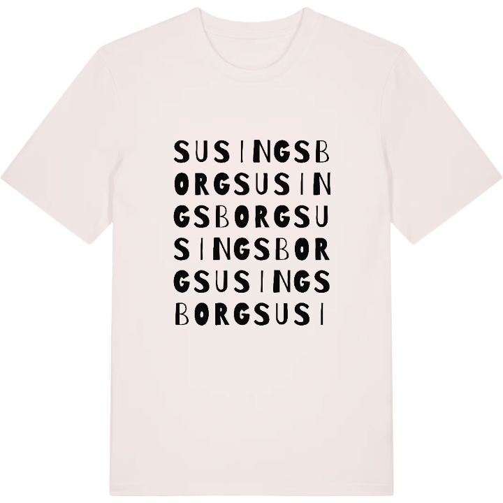 Susingsborg ordlek t-shirt – t-shirt från PinShirt