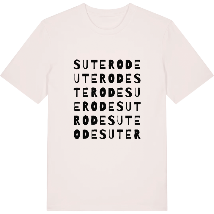 Suterode ordlek t-shirt – t-shirt från PinShirt