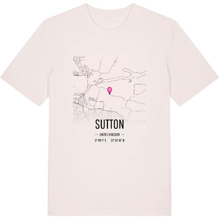 Sutton karta t-shirt – t-shirt från PinShirt