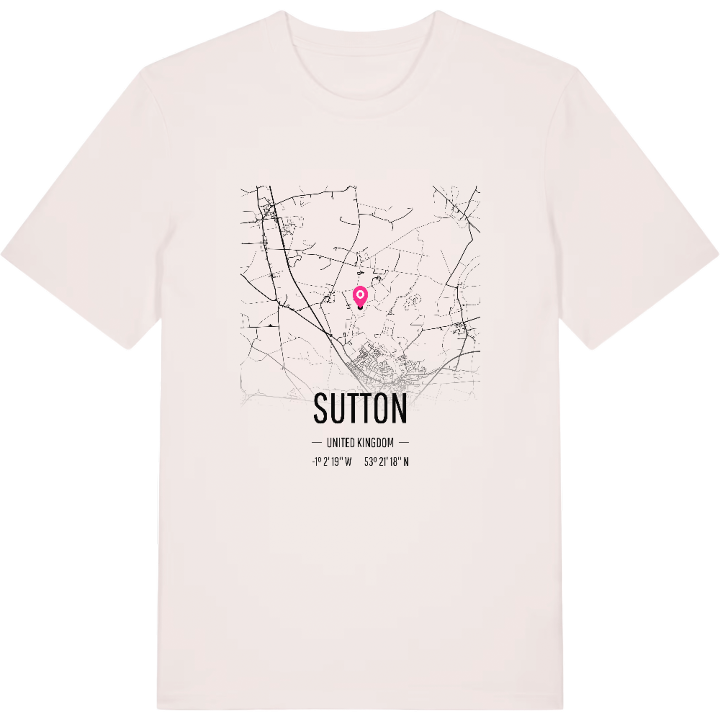 Sutton karta t-shirt – t-shirt från PinShirt