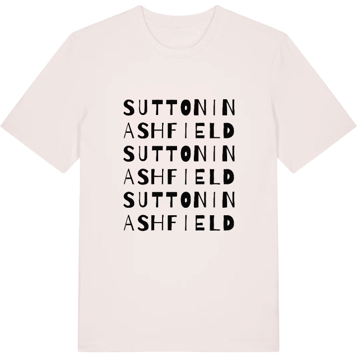 Sutton in Ashfield ordlek t-shirt – t-shirt från PinShirt
