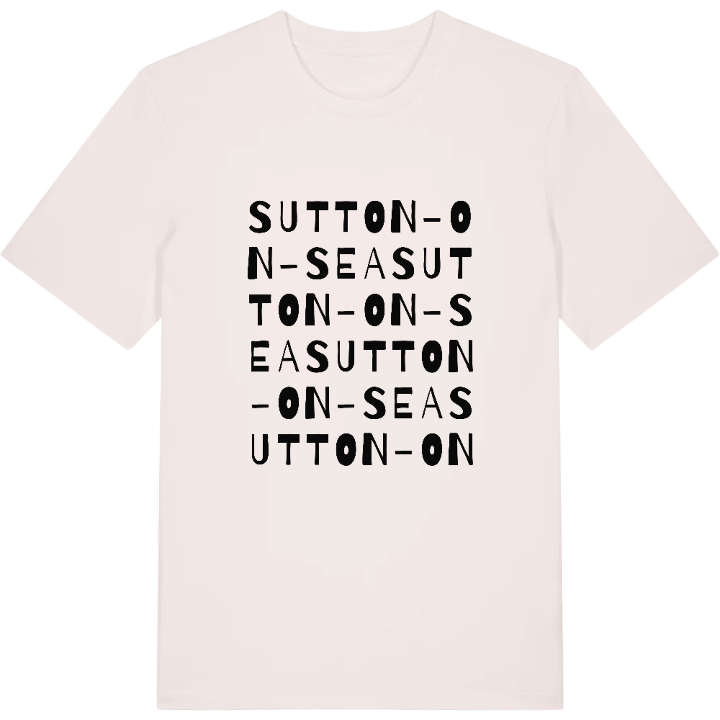 Sutton-on-Sea ordlek t-shirt – t-shirt från PinShirt