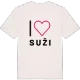 Jag älskar Suži t-shirt stort tryck