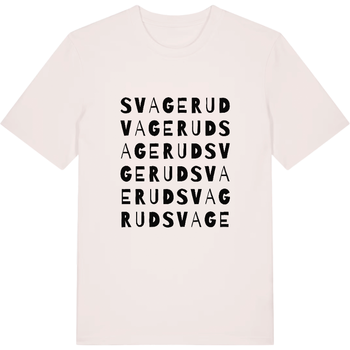 Svagerud ordlek t-shirt – t-shirt från PinShirt