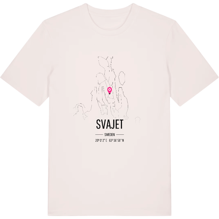 Svajet karta t-shirt – t-shirt från PinShirt