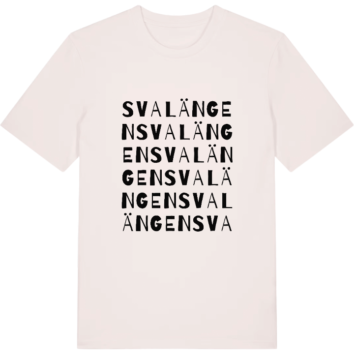 Svalängen ordlek t-shirt – t-shirt från PinShirt