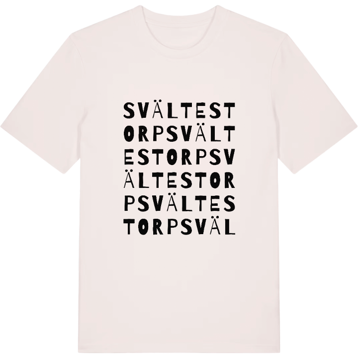 Svältestorp ordlek t-shirt – t-shirt från PinShirt
