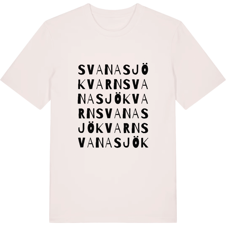 Svanasjökvarn ordlek t-shirt – t-shirt från PinShirt