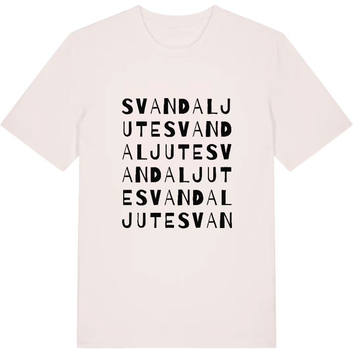 Svandal Jute ordlek t-shirt – t-shirt från PinShirt