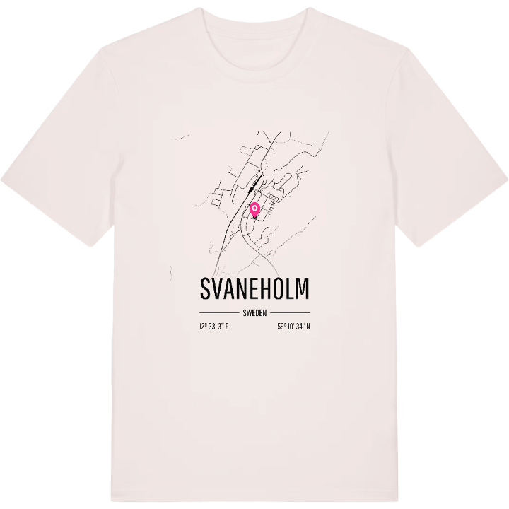 Svaneholm karta t-shirt – t-shirt från PinShirt
